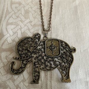 Elephant Pendant Necklace